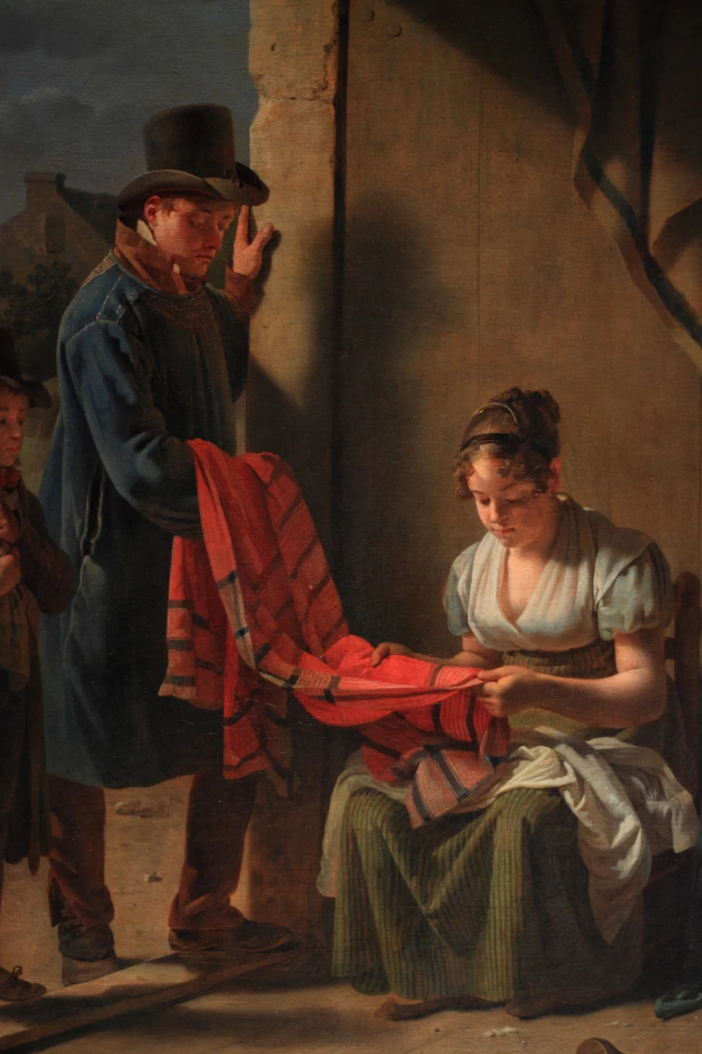 Michel Martin Drolling-82-Michel Martin Drolling-Il venditore ambulante, 1812-Musee de la Chartreuse, Douai - dettaglio 1